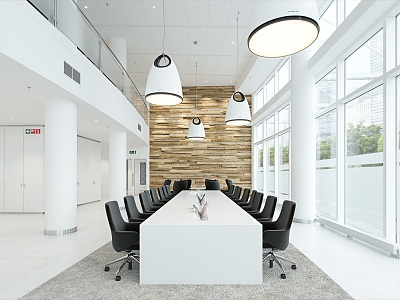 Modern Meeting Room Meeting Table and Chair model