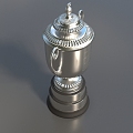 Trophy Silver Cup Decorations Champion Trophy Medal Creative Trophy Low Face Number Low Model Simple Model Game Sub-era Film and Television Level Super Realism 3d model