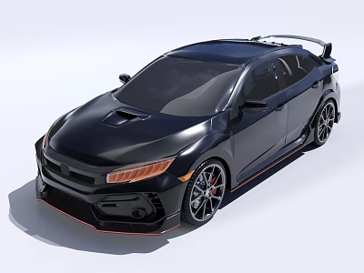 Car sports car motor vehicle oil car tram 3d model