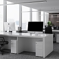 modern public office area office 3d model