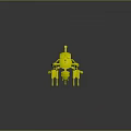 Mechanical Character Creature With Detailed Multi Legged Orange Gray Sci Fi Design