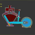 Oscillating Piston Engine Oscillating Engine Racing Engine Racing Engine Car Engine 3d model