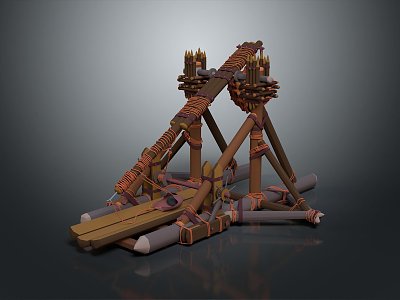 Siege Weapon Siege Vehicle Siege Tower Mobile Tower Mobile Tower Siege Tower Weapon Ancient Weapon model