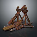Siege Weapon Siege Vehicle Siege Tower Mobile Tower Mobile Tower Siege Tower Weapon Ancient Weapon 3d model