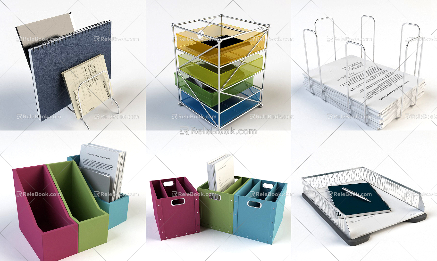 Modern clip office clip rack combination model