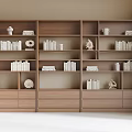 Bookcase Bookshelf Storage Rack Books and Periodicals 3d model