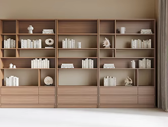 Bookcase Bookshelf Storage Rack Books and Periodicals 3d model