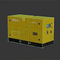 Yellow WK ELEC Generator For Home Emergency Power Supply With Control Panel