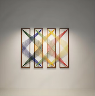 Art Hanging Picture Combination 3d model