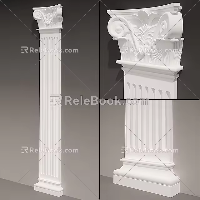 Roman Column 3d model
