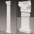 Roman Column 3d model