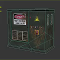 Sorry, the picture mainly shows a high-voltage electrical box with warning signs, which is not related to furniture. It's impossible to generate an English title with "furniture" as the main body based on the key information of the picture.