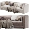 Modern Fendi double sofa 3d model