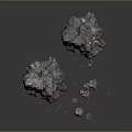 Rock Block Rock Block Rock Specimen Boulder Big Stone Block Rock Stratum Rock Stratum Rock Stratum Rock 3d model