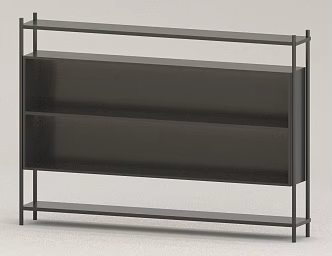 Metal Bookcase Cabinet Locker 3d model