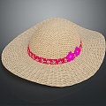 Hat Hat Hat Sunshade Hat Straw Hat Wear Supplies 3d model