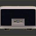 Sleek Computer Peripheral Design Featuring Black Panel Metal Casing And Circular Knobs