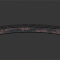 Traditional Chinese Stone Bridge With Ornate Railings And Decorative Side Panels