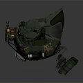 Military Green Camouflage Tactical Portable Weapon System With Multi component Functional Structure