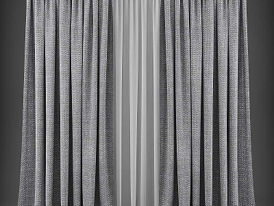 Vintage Curtain 3d model