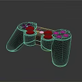Modern Gamepad Wireless Gamepad Game Console Accessories Handle 3d model