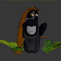 Monkey Cartoon Monkey Anime Monkey Stylized Monkey Fantasy Style Monkey Toy 3d model