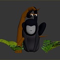 Monkey Monkey Cartoon Monkey Anime Monkey Stylized Monkey Fantasy Style Monkey Toy 3d model