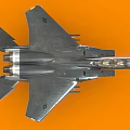 Fighter F15E Fighter Multi-Purpose Jet Fighter 3d model