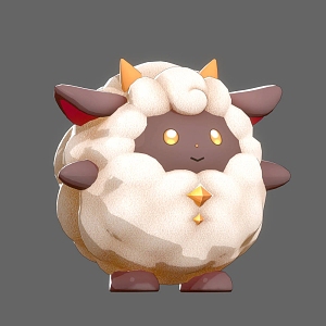 Phantom Beast Paru Lamb Cartoon Game Lamb Phantom Beast Paru Lamb Cute 3d model