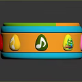 Colorful Kids Musical Toy Drum With Lion Design And Interactive Buttons