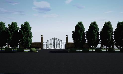 Gate 3d model