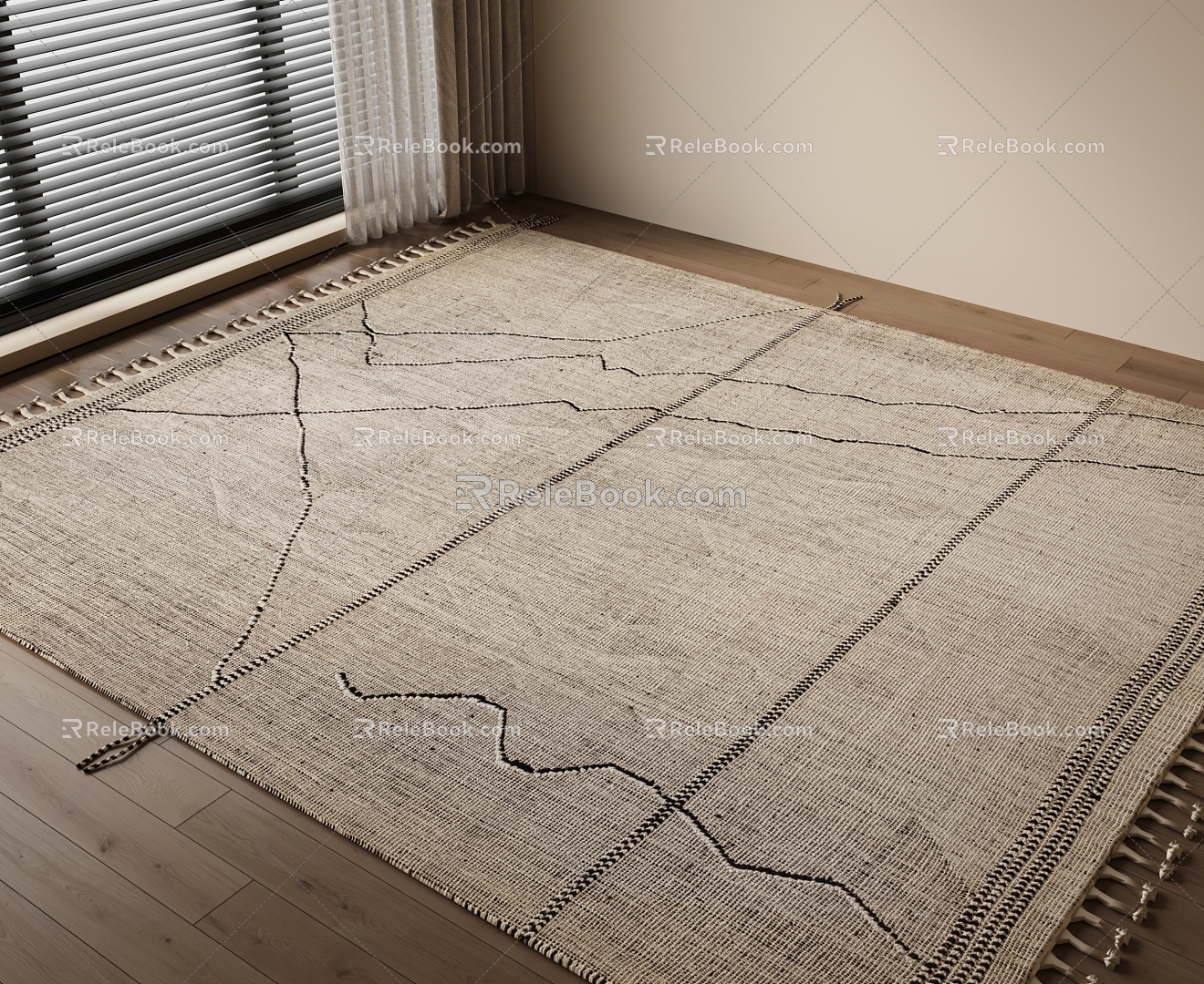 Quiet carpet 3d model