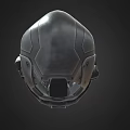 Science Fiction Helmet Iron Helmet Alien Helmet Cyberpunk Helmet Future Helmet Low Face Number Low Model Simple Model Game Movie and TV Level Super Realism 3d model