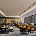 Elegant Modern Sales Office Interior With Comfortable Seating Reception Area And Decorative Wall
