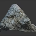 Natural Wood Stone Material With Rough Surface Texture And White Gray Color On Dark Background