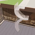Modern Spiral Staircase With Glass Railing In Contemporary Architectural Design