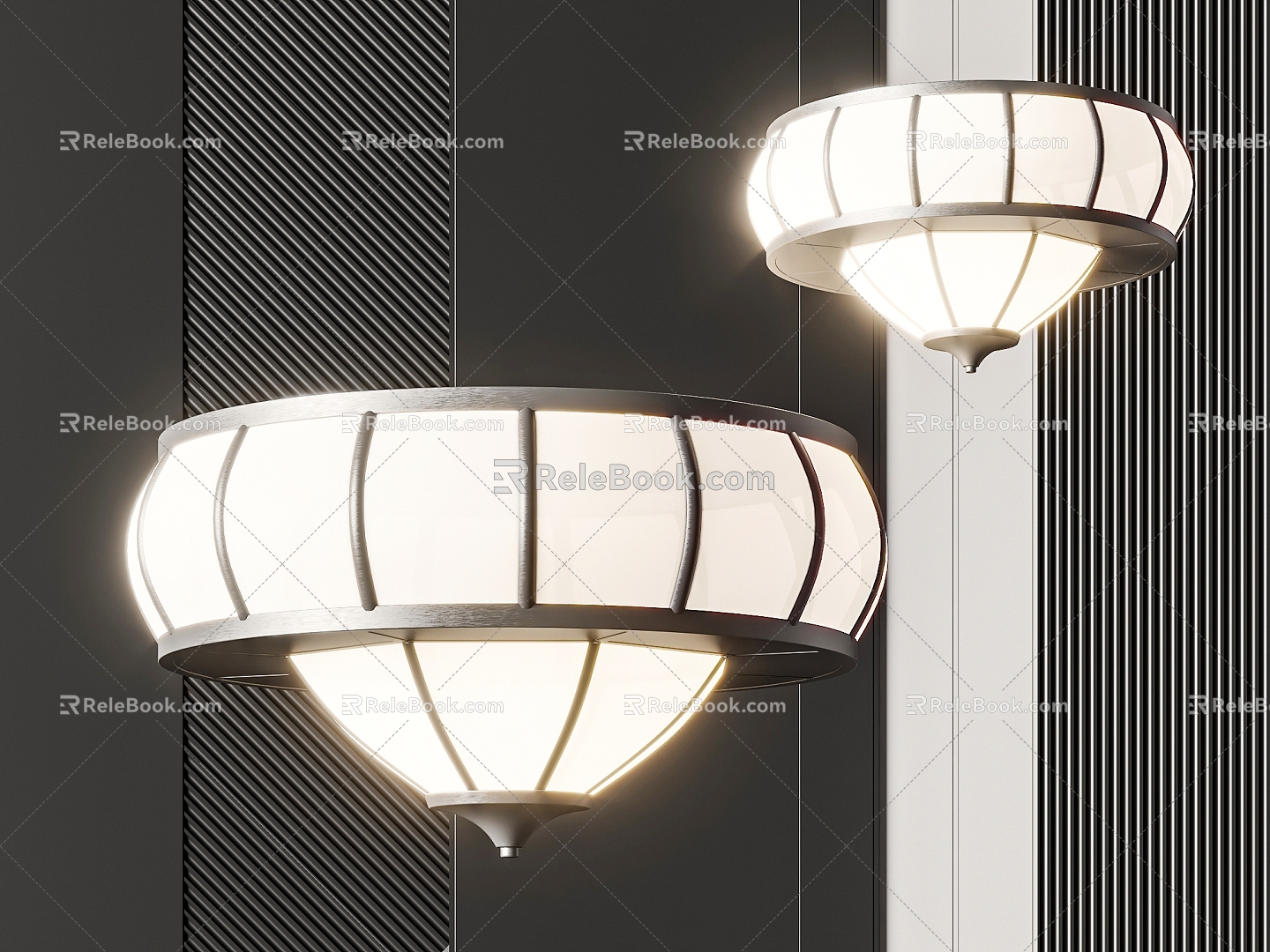 New Chinese ceiling lamp 3d model