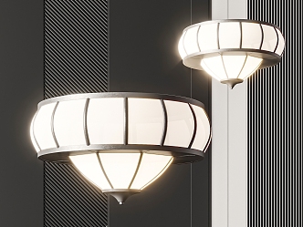 New Chinese ceiling lamp 3d model