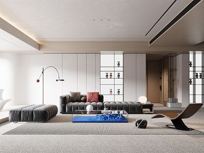 modern living room model