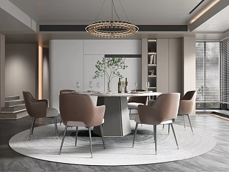 Modern Restaurant 3d model