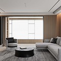 modern living room 3d model