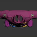 Stylish Pink Police Uniform Set With Shirt Shorts Belt Badge And Boots