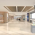 Spacious Digital Store Interior With Display Counters Smartphones Sofa Seating And Bright Lighting