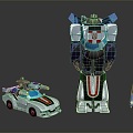 Modern Transformers Gauda Warrior Gauda Mecha Warrior 3d model