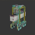 Crane toy crane container crane large crane 3d model