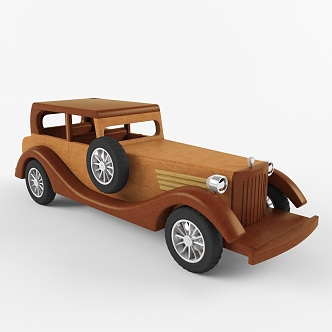 Modern toy car decorations 3d model