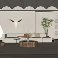 The Silent Living Room 3d model