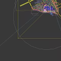 Aerial Planning of Waterfront Residential Area with Green Spaces and High Rise Buildings