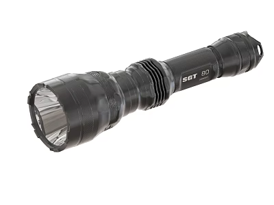 Durable Portable Flashlight SET 60 for Daily Use and Outdoor Activities 3d model