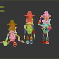 Modern Robot Antique Robot Classical Robot 3d model